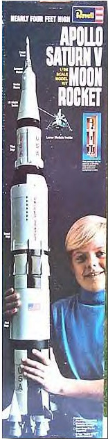 REVELL SATURN V ORIGINAL BOX ART